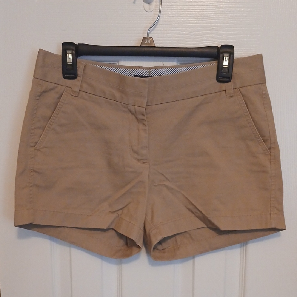 J. Crew Tan Chino Shorts Women's 4